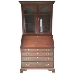 Classic Mahogany Chest on Chest or Secretary by Henkel Harris