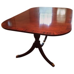 Beautiful Very Large Double Pedestal Mahogany Dining Table