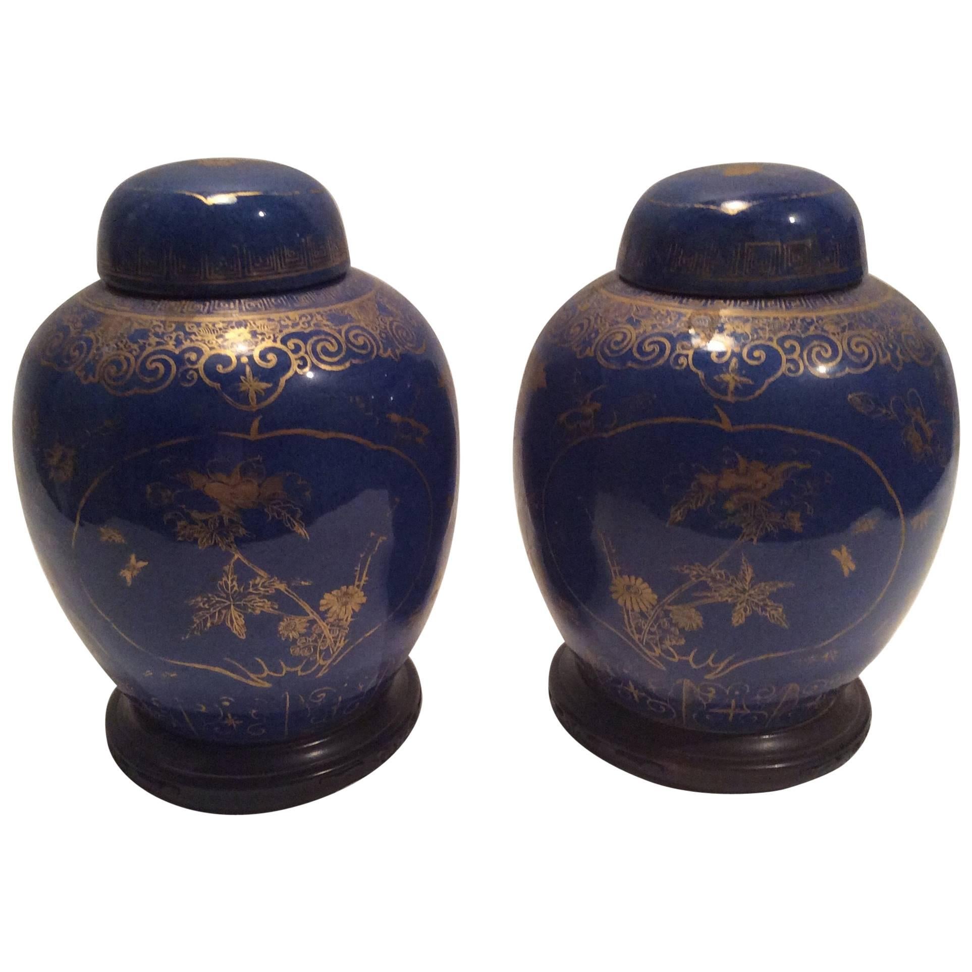 Pair of Qing Dynasty Ginger Jars