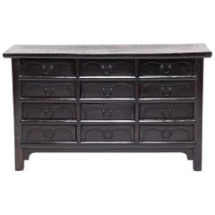 Antique Chinese Twelve-Drawer Chest