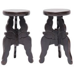 Pair of Chinese Petite Butterfly Tables 4