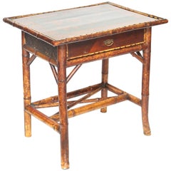Fine 19th Century English Bamboo Side Table