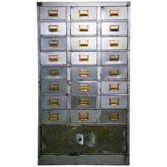 1920 Multi-Drawer Apothecary-Style Industrial Cabinet