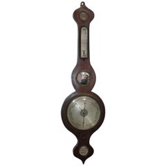 Antique  19Thc Wheel or Banjo Barometer