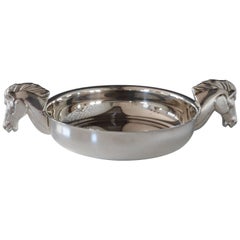 1970s Silver Plated Horse Tray