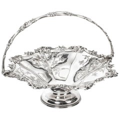 Antique Victorian Silver Plated Fruit Basket Thomas Whitehouse London