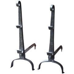 17th Century, French Firedogs or Andirons