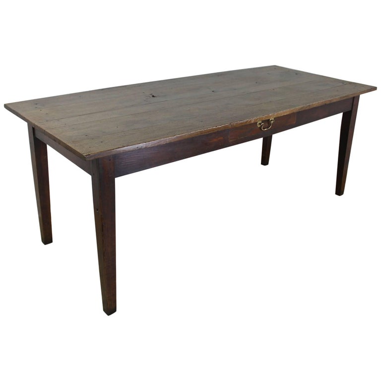 Antique Oak Farm Table For Sale