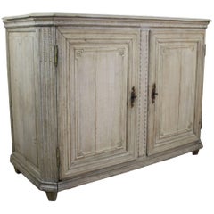 18th Century Bleached Oak Two-Door Buffet