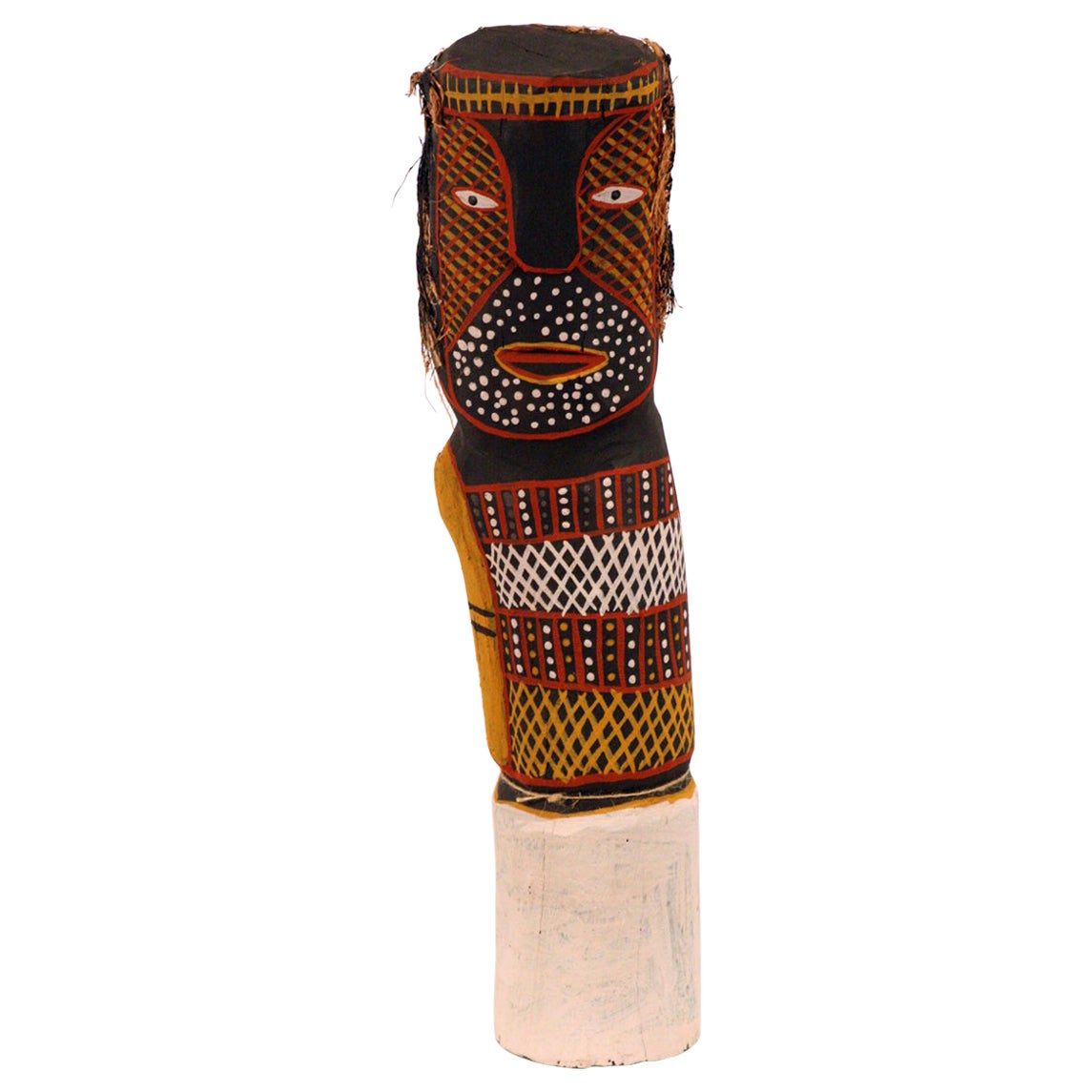 Figure Bima aborigène australienne en bois de fer sculptée de l'île du Tiwi