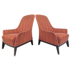 Pair of Italian Lounge Chairs by Massimo Scolari for Giorgetti