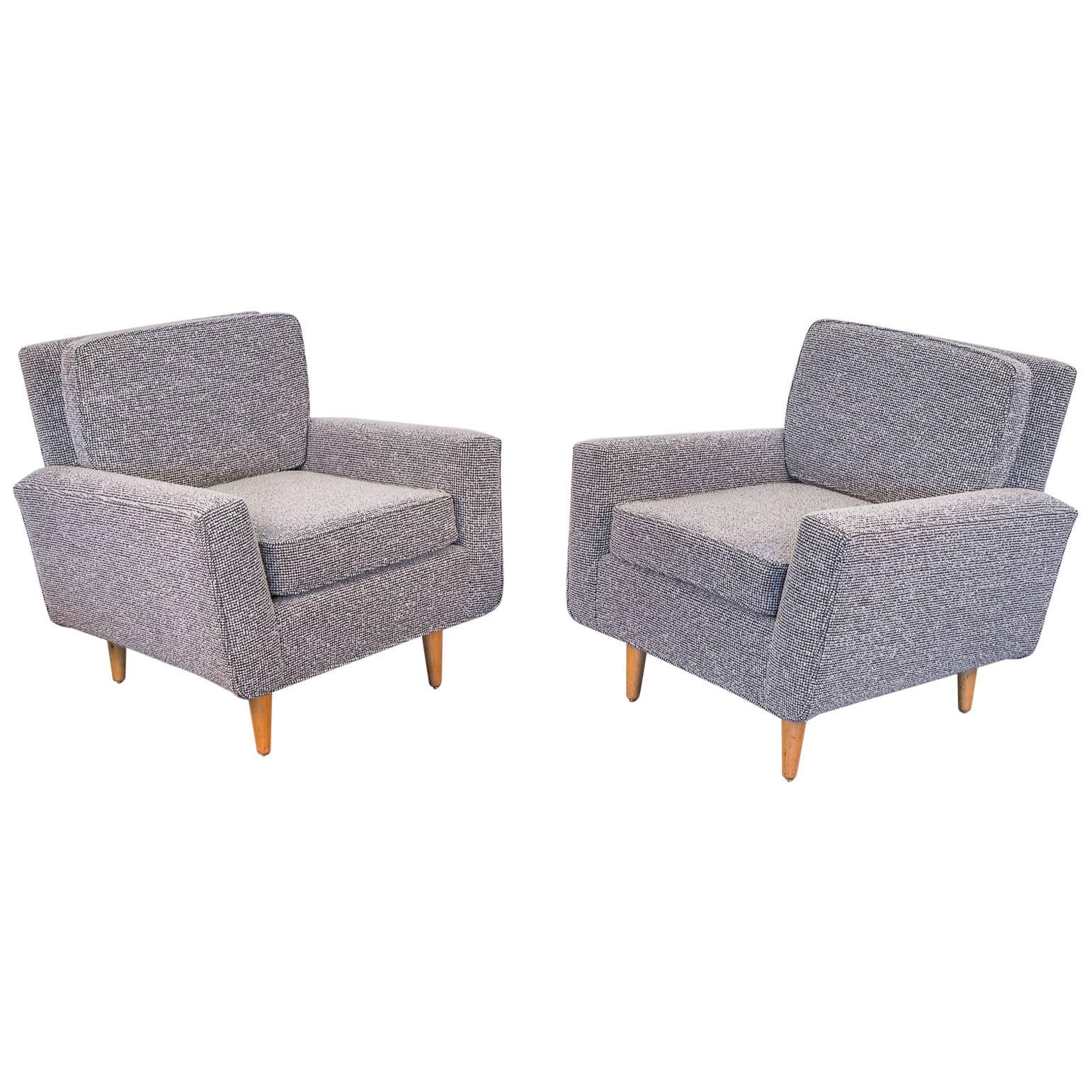 Pair of Florence Knoll Model 25 Lounge Chairs