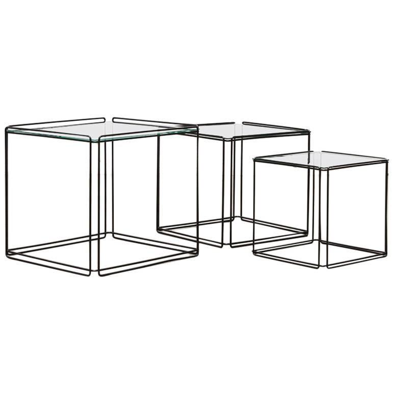 Set of Three Max Sauze Nesting Tables