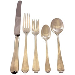 Vajilla de plata de ley Flemish by Tiffany & Co Servicio de 40 piezas Cena