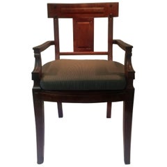 Hand-Carved Mesquite Outdoor Dining, Desk or Occasional Chair