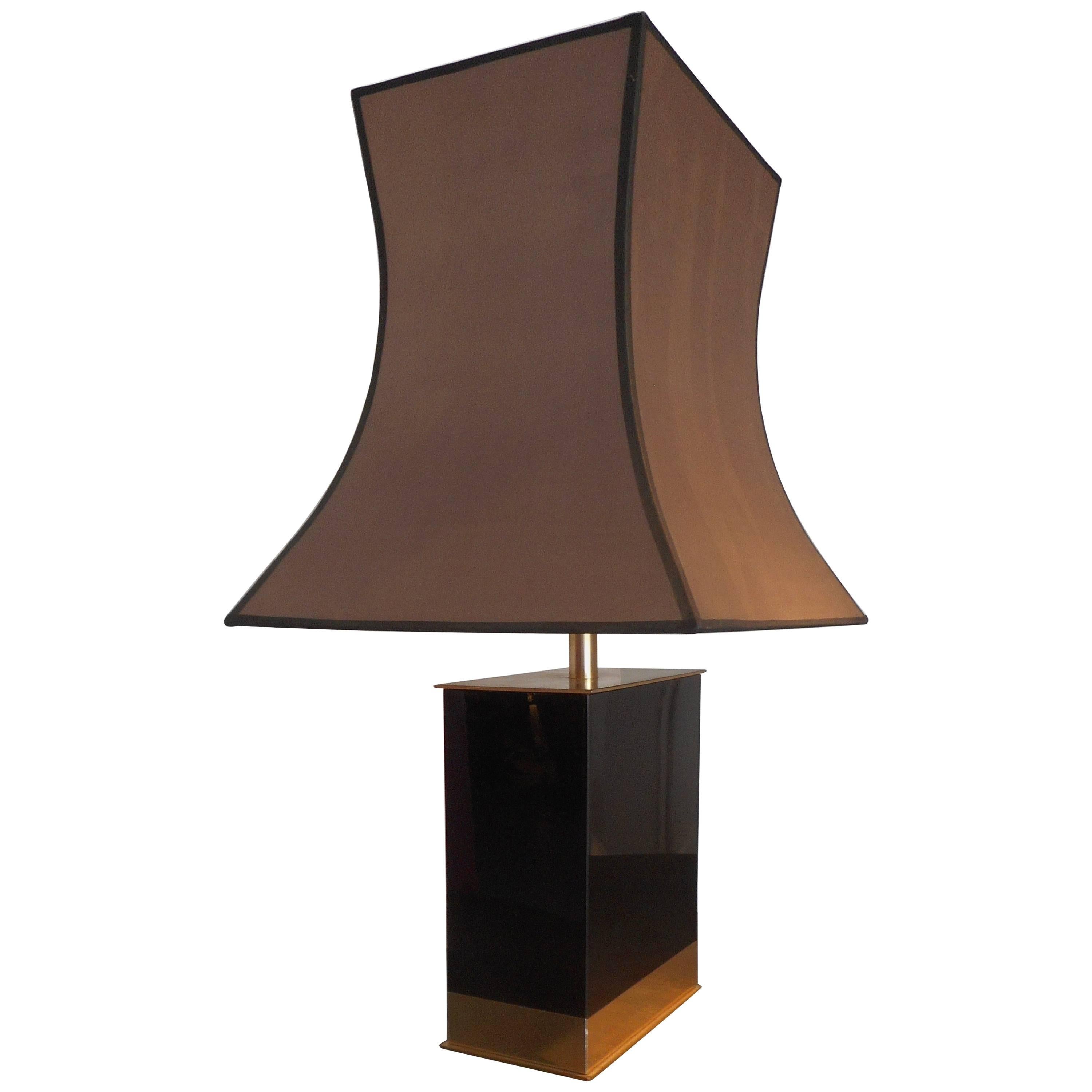 1970s Table Lamp by Decorator Jean-Claude Mahey For Sale