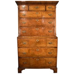 Good George II Walnut Tallboy