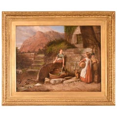 "At the Well" Painting by Charles Landseer R.A
