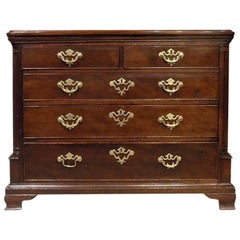Small Mahogany George III Period Lancashire Chest of Drawers