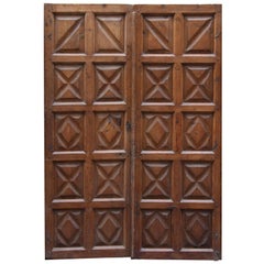 Antique Pair of 19th Century Spanish Doors