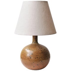 Gourd Shaped Stoneware Lamp