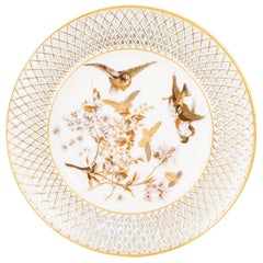 Assiette de cabinet en porcelaine Pirkenhammer du début du 20e siècle