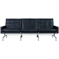 Poul Kjaerholm PK31 Three-Seat Sofa by Fritz Hansen