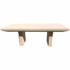 19th Century Hand-Carved Limestone Table c 11