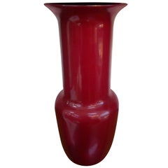 Modern Red Murano Glass Italian Vase