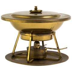 Vintage Brass Chafing Dish by Tommi Parzinger for Dorlyn