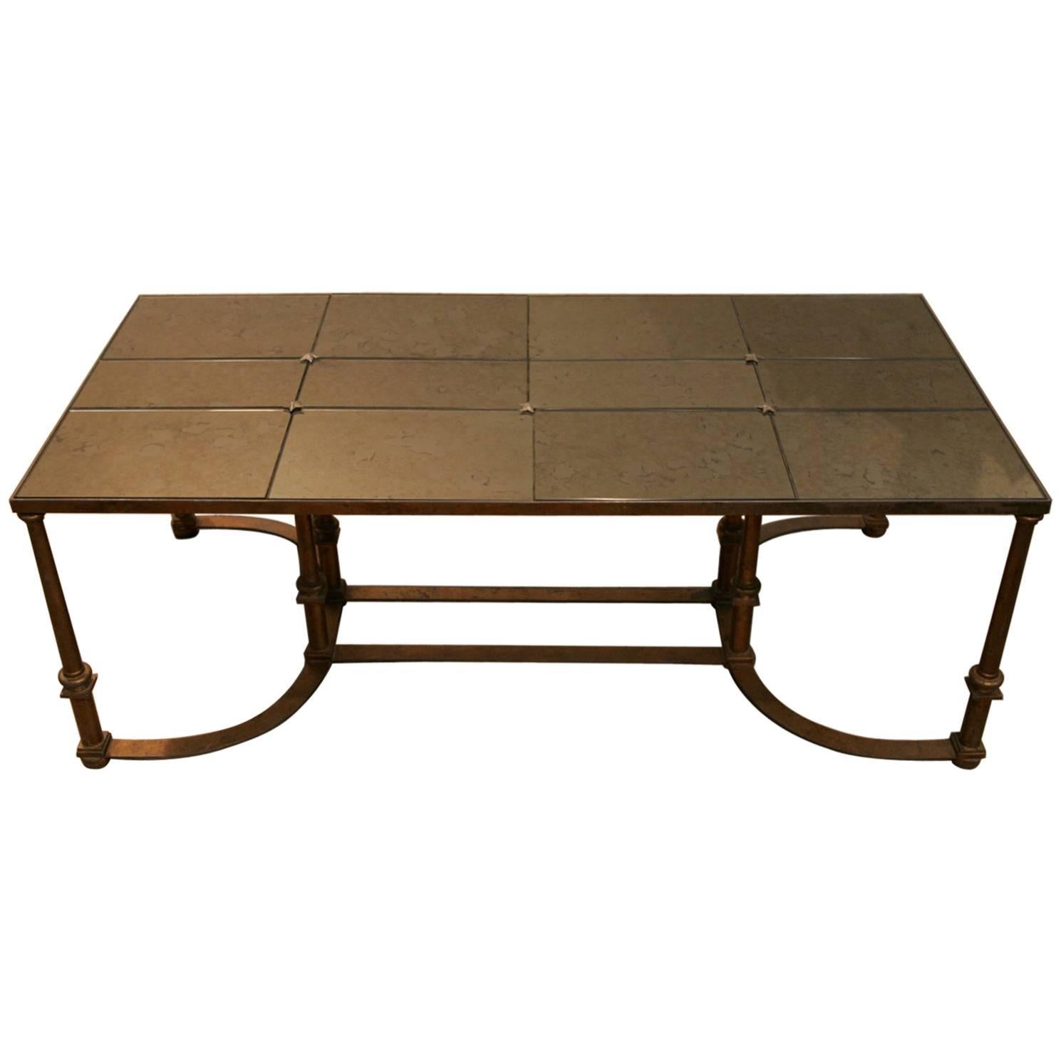 Neoclassical Large Coffee Table, 1970 For Sale
