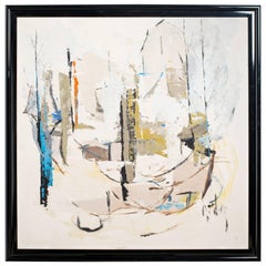 Large Abstract Painting by Harry Day