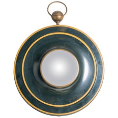 Vintage Tole Convex Mirror