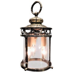 Petite Neoclassical Style Bronze Lantern 10