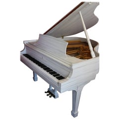 "The White Driftwood" Steinway Customized Art Case Piano Model S 