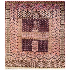 Tapis antique Turkoman Engsi Hatchli