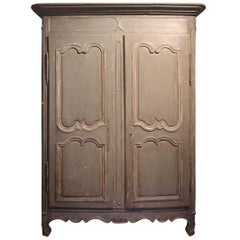 Antique French Louis XV Armoire, 18th Century 5