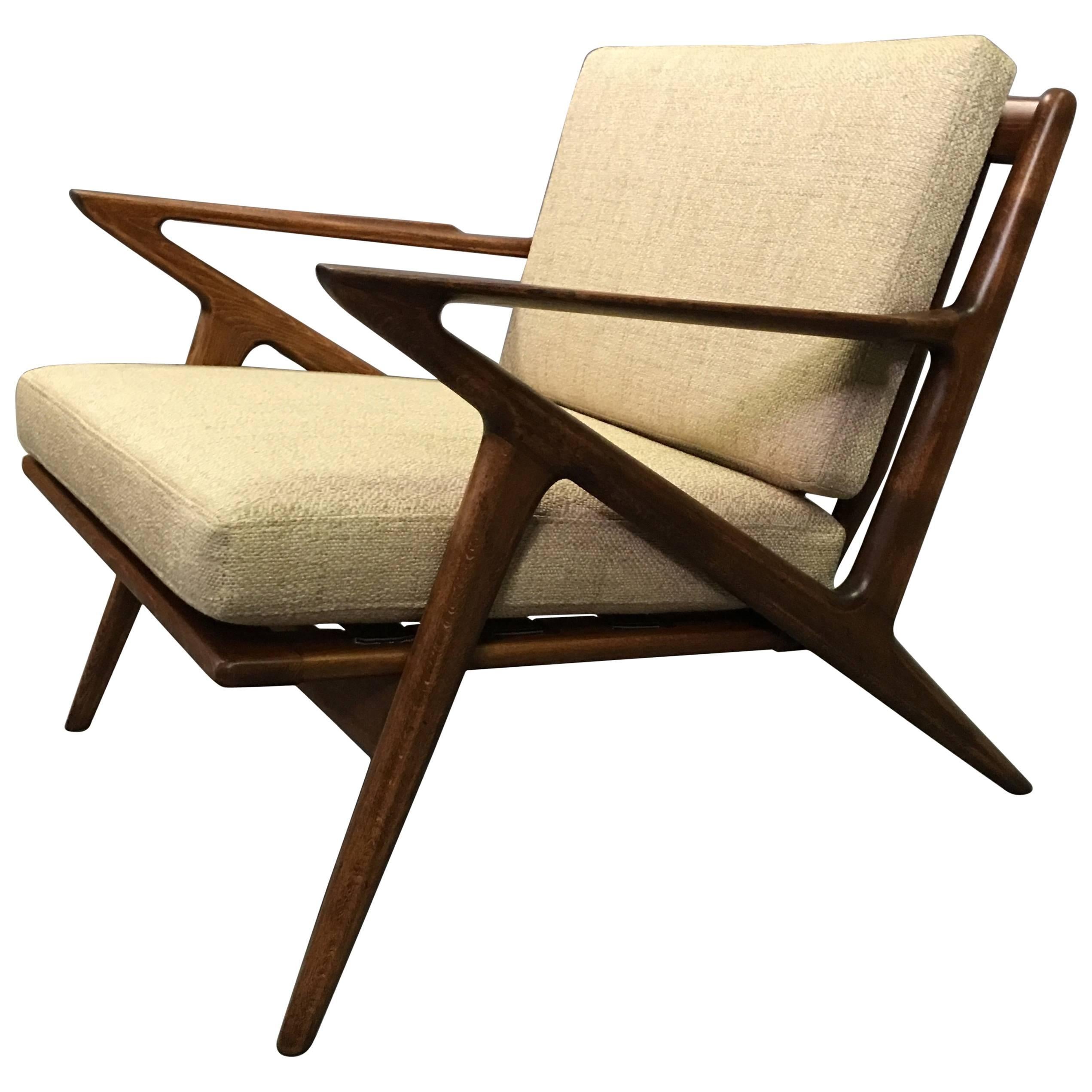 Scandinavian Modern Z Lounge Chair By Poul Jensen For Selig