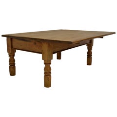 Irish Pine Drop-Leaf Coffee Table