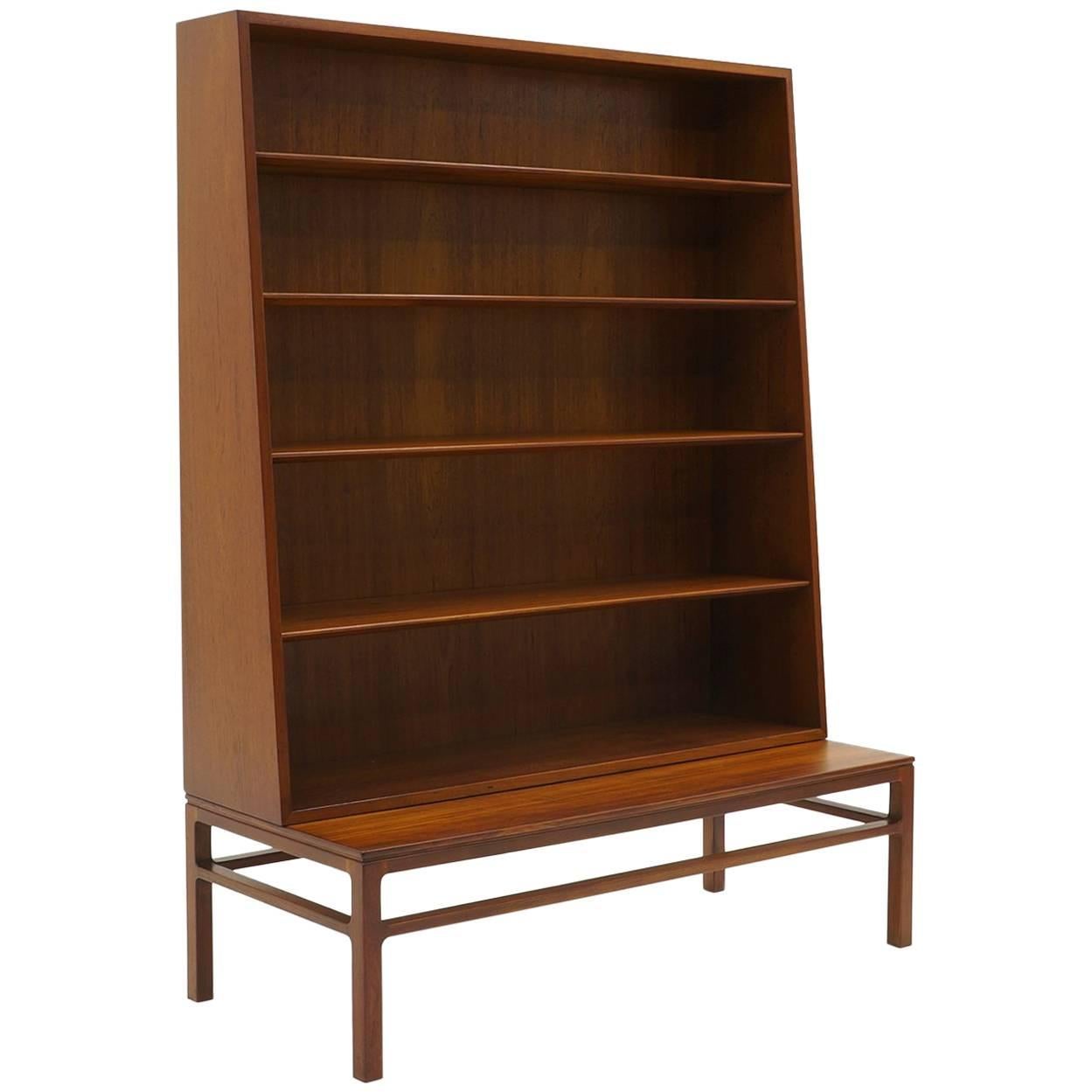 Hans Olsen Two-Piece Rosewood Bookcase