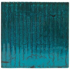 Murano Textured Glass Tiles in Blue, Italy, 2017 4