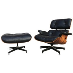 Vintage Herman Miller Eames Lounge and Ottoman