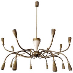 Italian Mid-Century Chandelier Attributed to Arredoluce 7
