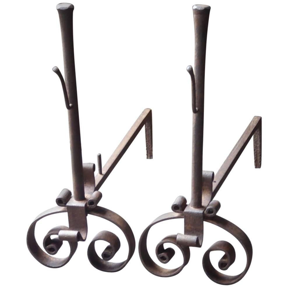 19th Century, French Firedogs or Andirons For Sale