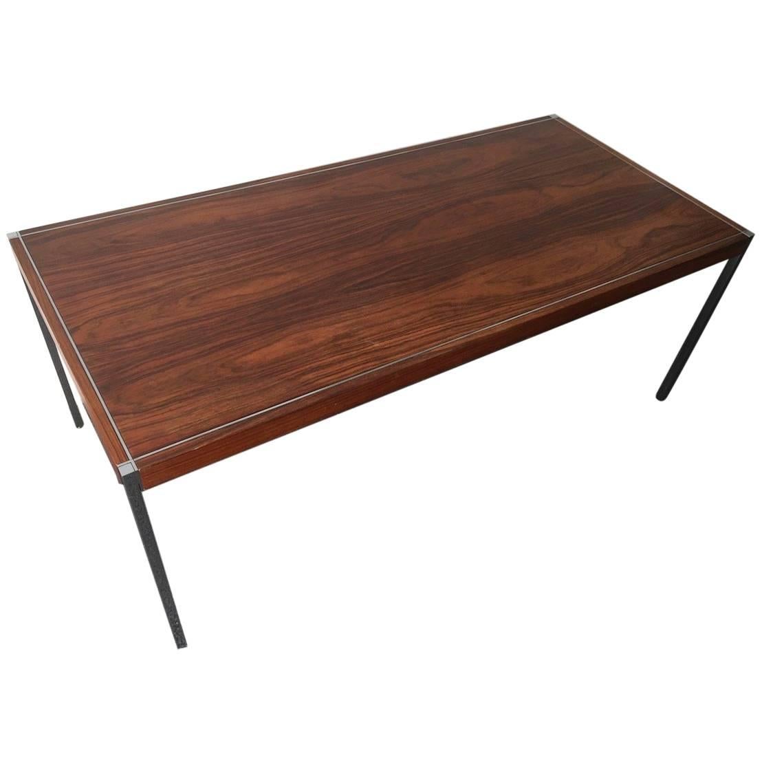 Rare Rosewood Dining Table or Desk by Richard Schultz for Knoll