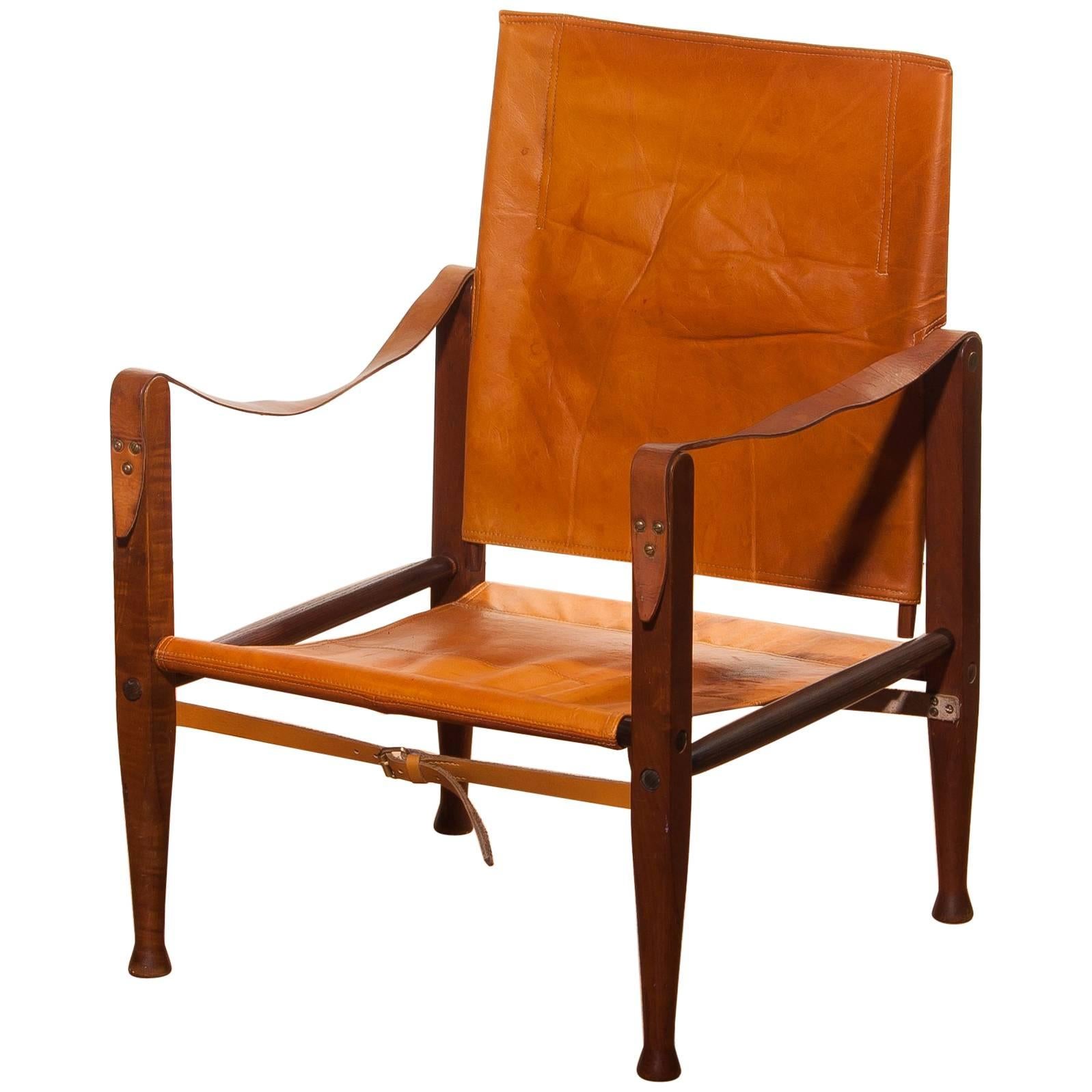 1930s, a Kaare Klint Safari Chair for Rud. Rasmussen