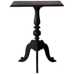 Side Table Swedish 19th Century Black Sweden