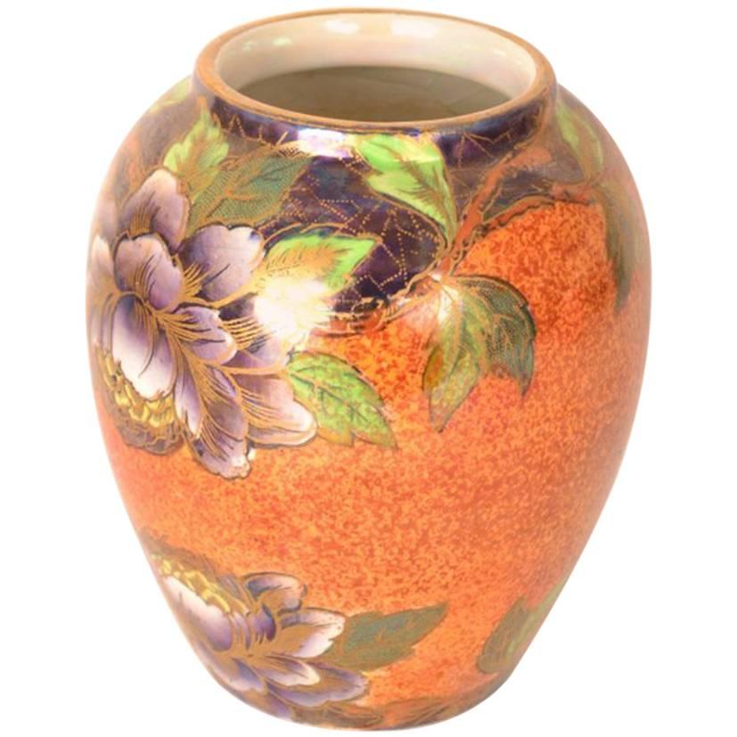 Early 20th Century Art Nouveau Lustre Vase by Maling