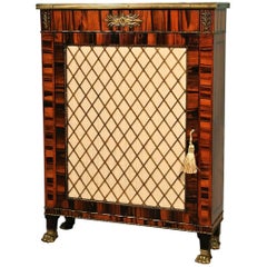 Fine and Rare Regency Calamander Cabinet, circa 1820