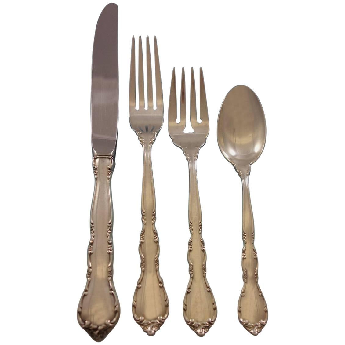 Mignonette by Lunt, 59-teiliges Besteckset aus Sterlingsilber für 8 Personen